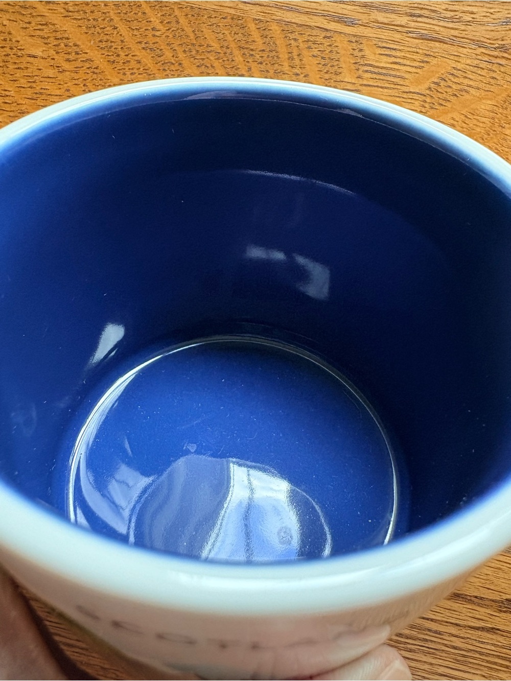 Starbucks You Are Here collection Scotland Ceramic Mug with Blue Interior- 2023 - Picture 6 of 10